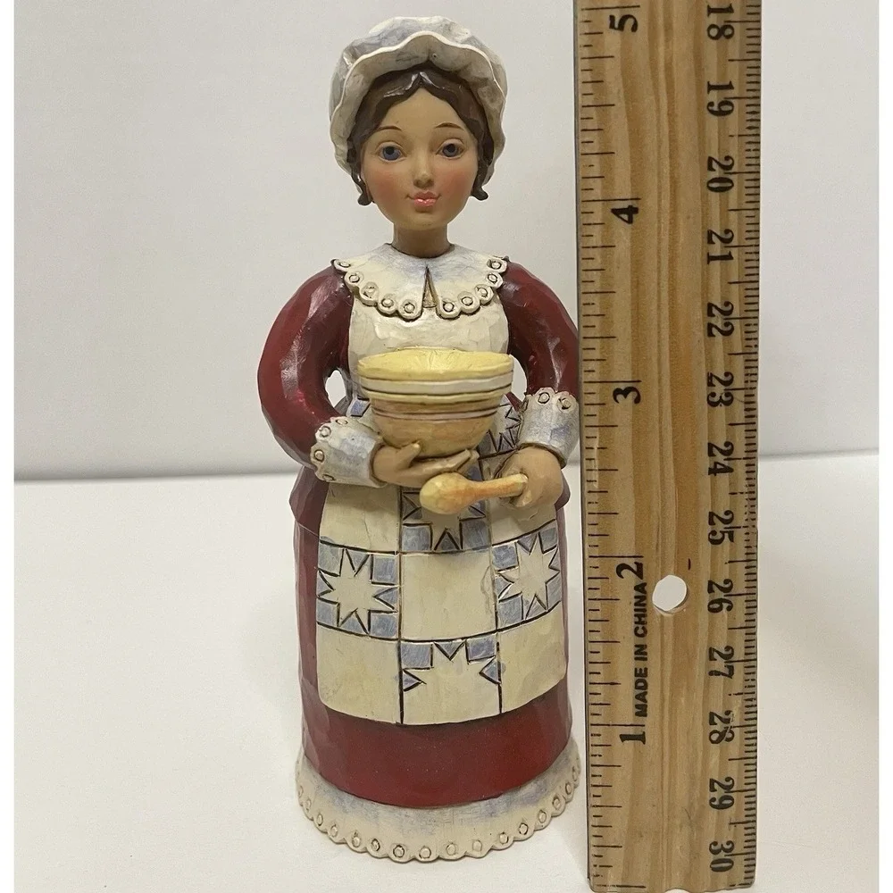 Jim Shore Woman Figurine 2012 Fall Thanksgiving 